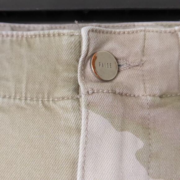 Paige Jogger Pants Womens SZ 26 Mayslie Jogger Mid Rise Camouflage Straight Leg - Picture 5 of 16